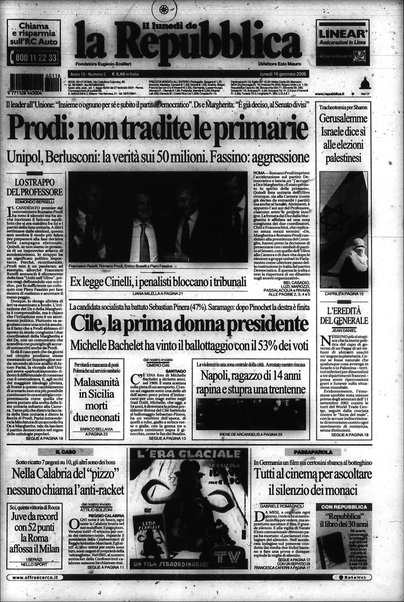 Il lunedì de La repubblica